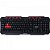 Teclado Gamer Multimídia SPIDER GK-704BK Preto/Vermelho FORTREK - Imagem 2