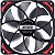 Cooler Fan Para Gabinete Fury F4 120mm Led Vermelho - Pcyes - Imagem 2