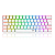 Teclado Mecânico Gamer Redragon Fizz Branco K617-RGB-W - Imagem 1