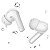 Fone de Ouvido Bluetooth  MI Redmi Buds 4 Active Branco - Imagem 2