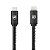 Cabo Turbo Militar Lightning/Tipo-C 1,5m Preto (MFI Homologado) - Gshield - Imagem 1