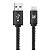 Cabo Turbo Militar Lightning/USB 1,5m Preto (MFI Homologado) - Gshield - Imagem 1