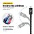 Cabo Turbo Militar Tipo-C/Tipo-C 1,5m Preto - Gshield - Imagem 5