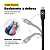 Cabo Survivor para Lightning/Tipo-C 1,5m Preto - Gshield - Imagem 3