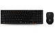 Kit teclado e Mouse sem fio Rapoo 9060 Black - Imagem 1