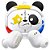 Fone Ouvido Bluetooth Gamer Onikuma T20 TWS Space Bear Branco - Imagem 1