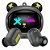 Fone Ouvido Bluetooth Gamer Onikuma T20 TWS Space Bear Preto - Imagem 1
