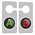 Aviso de porta Gamer Botões A e B - Imagem 1