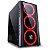 Gabinete Mid-Tower Saturno 3 Fan Led Vermelho Pcyes - SATPTVM3FCA - Imagem 2