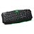 Teclado Gamer Gamemax Multimidia KG196 USB Led 3 cores - Imagem 2