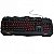 Teclado Gamer Gamemax KG748 Multimidia USB 7 Cores Led - Imagem 1