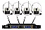 MICROFONE SEM FIO QUADRUPLO KT4H Digital 80 canais HEADSET - Imagem 1