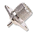 CONECTOR UHF FEMEA RETO COM BASE QUADRADA (FURO 3,50) - Imagem 3