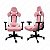 Cadeira Giratoria Gamer G1 Motospeed - Rosa e Branco (FMSCA0088RSA). fs - Imagem 1