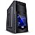 GABINETE GAMER VX GAMING ORION COM JANELA FRONTAL ACRILICA PRETO COM FAN FRONTAL 120MM LED AZUL-O - Imagem 1