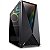 GABINETE MID-TOWER VECTOR PRETO 3 FANS RGB LATERAL EM VIDRO TEMPERADO - VCPTRGB3FV-O - Imagem 1