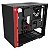 GABINETE MINI-ITX - H210I MATTE BLACK/RED - COM CONTROLADORA DE FANS + FITA DE LED - CA-H210I-BR-O - Imagem 3