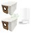 Kit 02 Saco Coletor Para Base Aspirador Robô Xiaomi Vacuum X10 X10+ X10plus - Imagem 1