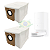 Kit 02 Saco Coletor Para Base Aspirador Robô Xiaomi Vacuum X20+ X20plus - Imagem 1