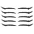 Adesivo de delineador glitterinado para os olhos - Imagem 5