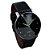 Relogio Luxo Masculino Casual Classico Pulseira de Couro Sport Preto InTimes - Imagem 3