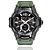 Relógio Masculino Smael 1805 Militar Anti-Shok Esporte Dual-Time Verde - Imagem 1