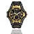 Relógio Masculino Smael 1805 Militar Sport Dual-Time Gold - Imagem 1