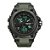 Relógio Masculino Sanda Militar Sport Anti-Shock Dual-Time 739 Verde Selva - Imagem 2