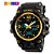 Relógio Masculino Anti-Shock Skmei 1155 Digital Esporte Preto Dourado - Imagem 5