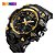 Relógio Masculino Anti-Shock Skmei 1155 Digital Esporte Preto Dourado - Imagem 6