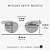 Óculos Solar com Hastes em Madeira Classic Cristal - Imagem 8