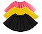 Saia de Tule Infantil Rosa, Amarela e Preta Estilo Tutu 30 cm - Imagem 1