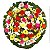 Coroa de Mix de Flores do Campo Colorida (Média) - Imagem 1