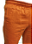 Calça brim laranja com faixa refletiva - Imagem 4