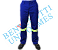 Calça brim 1/2 elástico com faixa refletiva -Azul Royal - Imagem 1