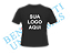 Camiseta 100% algodão - Preta - PERSONALIZADA - Imagem 1