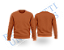 Moletom Gola Careca - Laranja - Imagem 1