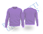 Moletom Gola Careca - Roxo Claro - Imagem 1