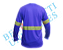Camiseta Manga Longa com Faixa Refletiva - PV Azul - Imagem 2