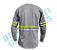 Camiseta Manga Longa com Faixa Refletiva - PV Cinza mescla - Imagem 2
