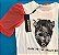 T-SHIRT COM MANGAS DE TULE - Imagem 2