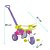 Triciclo Infantil com Empurrador Velotrol Motoca Velocípede Bebê Menina - Rosa Magic Toys  (Tico - Tico) - Imagem 5