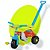 Triciclo Infantil com Empurrador Velotrol Motoca Velocípede Bebê Menino - Azul  Magic Toys (Tico - Tico) - Imagem 1