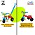 Triciclo Infantil com Empurrador Velotrol Motoca Velocípede Bebê Menino - Azul  Magic Toys (Tico - Tico) - Imagem 4