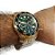 Relógio INVICTA Original Pro Diver 0075 Banhado a Ouro 18k Cronógrafo Mostarador Verde - Imagem 6