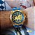 Relógio Invicta Pro Diver 22798 50mm Banhado a Ouro 18k Mostrador e pulseira Azul Cronógrafo - Imagem 9