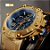 Relógio INVICTA 19532 Speedway 52mm Banhado a Ouro 18k Azul Cronógrafo Suíço - Imagem 2