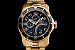 Relógio Invicta Pro Diver 15341 Quartzo 49mm  Dourado Fundo Preto - Imagem 2