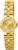 Relógio Invicta Wildflower 0134 Quartzo Suíço 21mm Dourado - Imagem 1