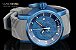 Relógio Invicta 18214  Yakuza S1 Rally Automático Azul Pulseira Cinza Resistente a Água 100m - Imagem 2